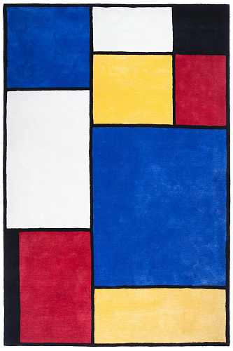 Tapete Mondrian Tecido à Mão
