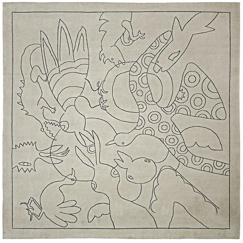 Tapete Paradise Birds Tecido à Mão