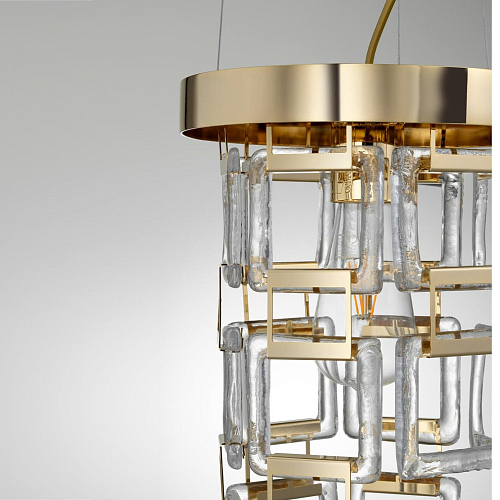 Lustre Bracelet em Ouro Suave com Murano