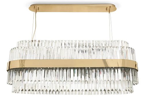 Candeeiro suspenso snooker dourado Freedom