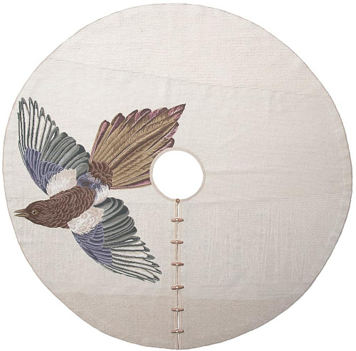 Tapete Migration Gazza Circle Designer Tecido à Mão