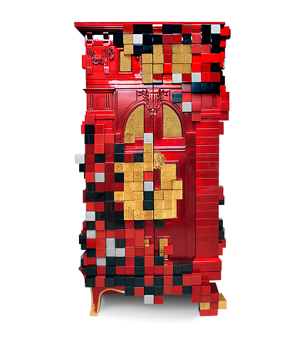 Armário Trafalgar vermelho