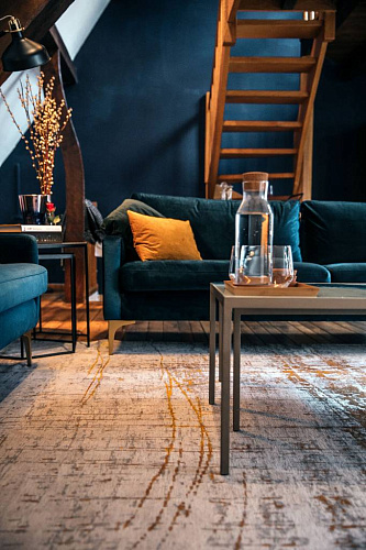 Tapete Columbus Dourado 8419