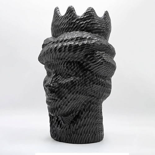 Escultura Moor's Head cinzenta