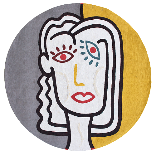 Tapete Dorado 9143 Redondo