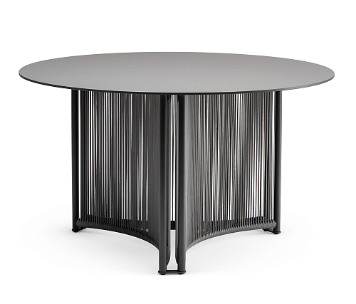 Mesa de Jantar Redonda para Exterior Altana T-RO Cinzenta