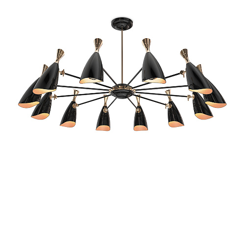 Candeeiro suspenso redondo nobre