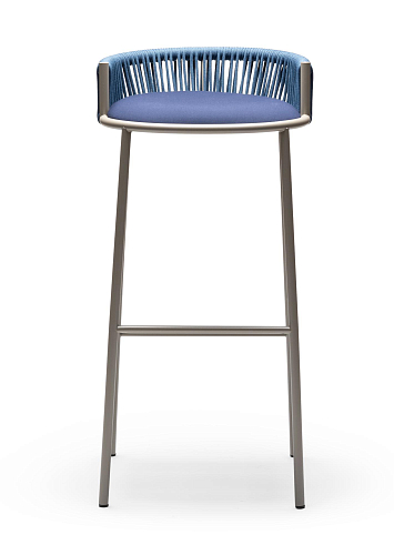 Banco de Bar para Exterior Millie SG-80 Azul