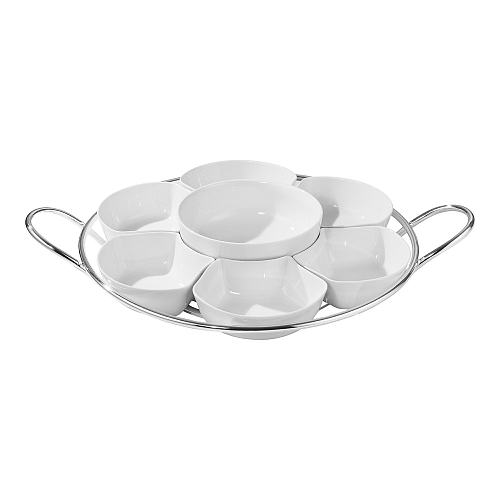 Travessa para Aperitivos com Suporte