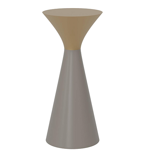 Mesa de Apoio com Folha Dourada