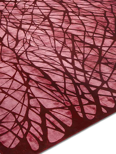 Tapete Dresden Vermelho Luxury Feito à Mão