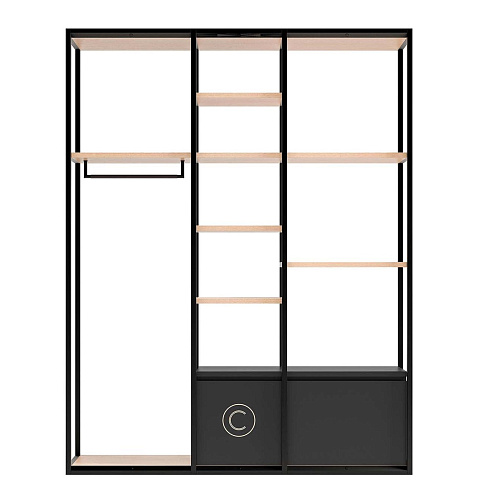 Unidade de Prateleiras para Quarto