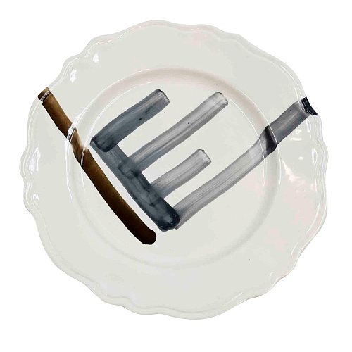 Prato cerâmico artesanal