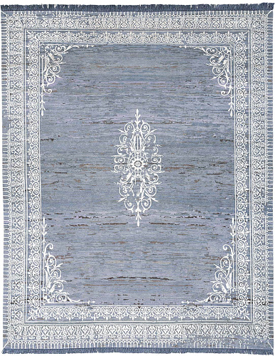 Tapete Ravenna Radi Little Rocked Azul Branco