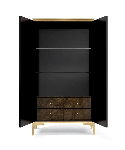 Roupeiro verniz raiz nogueira Nirvana