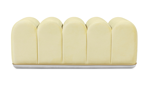 Banco Sweet Swirl amarelo