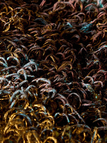 Tapete Metal Designer Tecido à Mão