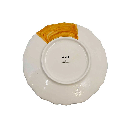 Prato cerâmico artesanal