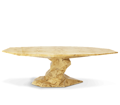 Mesa de Jantar Luxe Raiz Choupo Bonsai