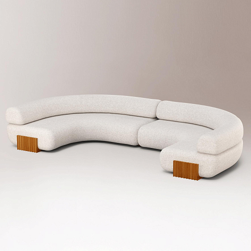 Sofá Modular em Madeira Carmel