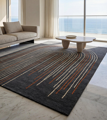 Tapete Arcade Lines Umber