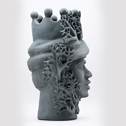 Escultura Moor's Head coral