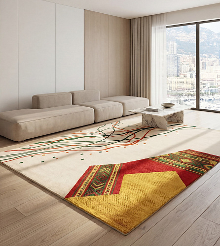 Tapete Calligraphic Paths Color