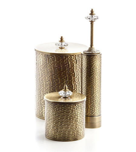 Caixa de Joias Python Swarovski em Latão