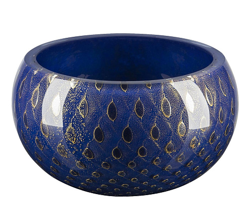 Taça Mocenigo Azul e Dourada