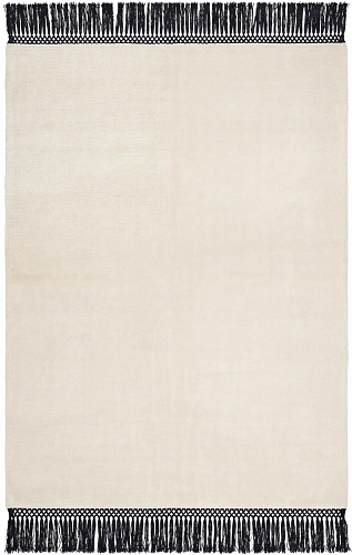 Tapete Minimal Fringe Ivory