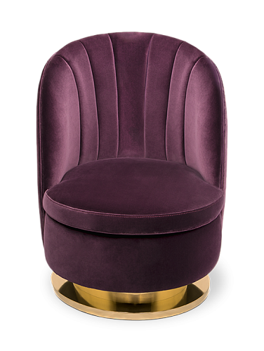 Sofá Individual Roxo Galen