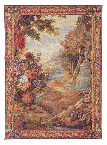 Tapeçaria bouquet com cortina - fonte