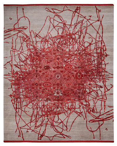 Tapete Bidjar Muted 2 Vermelho