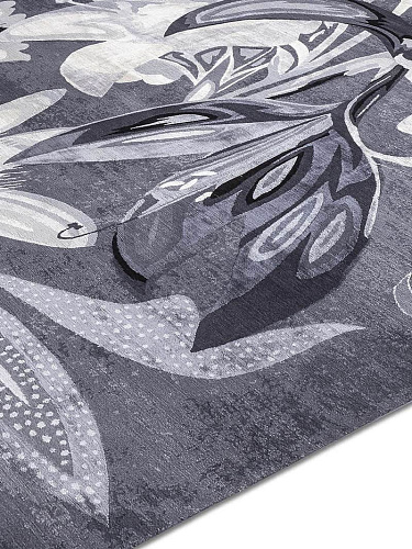 Tapete Red Flower Tecido à Mão