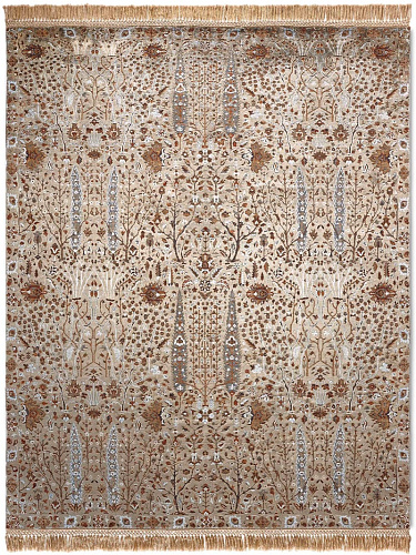 Tapete Pine Garden Cinzento / Verde Luxury