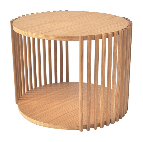 Mesa de Centro Baixa Elegante em Carvalho