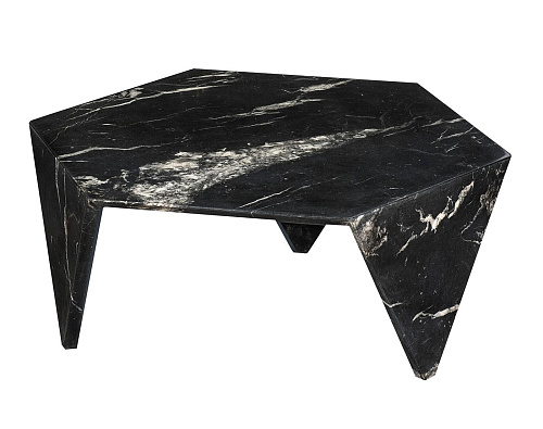 Mesa de Centro Ruche em Mármore Preto