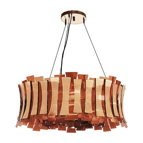 Candeeiro suspenso redondo elegante