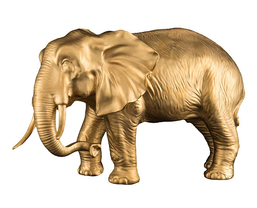 Escultura Elefante Dourado