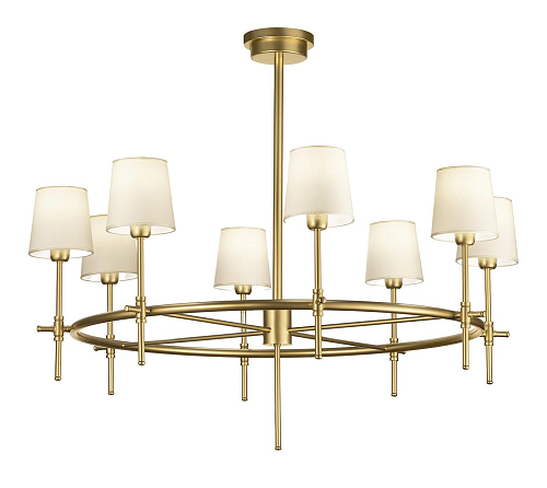 Lustre Circular em Ouro Envelhecido