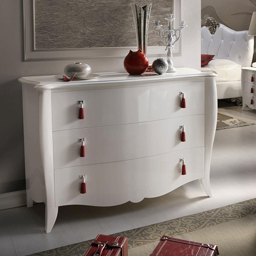 Cómoda em Branco Lacado