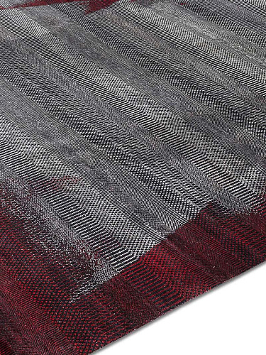 Tapete Red Wood Feito à Mão