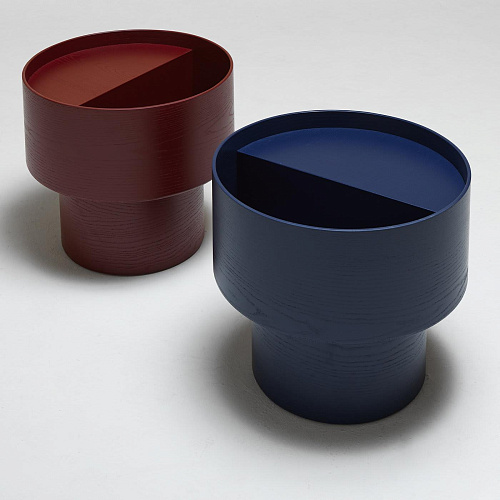 Mesa de Apoio Redonda Azul Vinnie