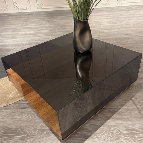 Mesa de Centro Peter com Tampo em Vidro