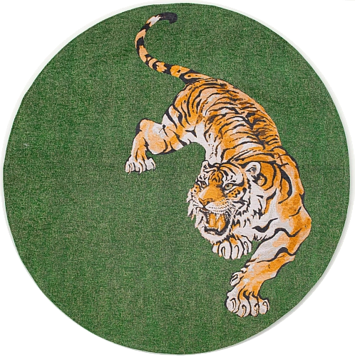 Tapete Green On Fire 9388 Redondo