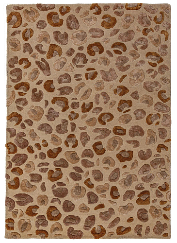 Tapete Leopardo Bege
