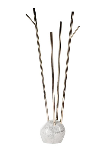 Cabide de Pé Tree Dourado