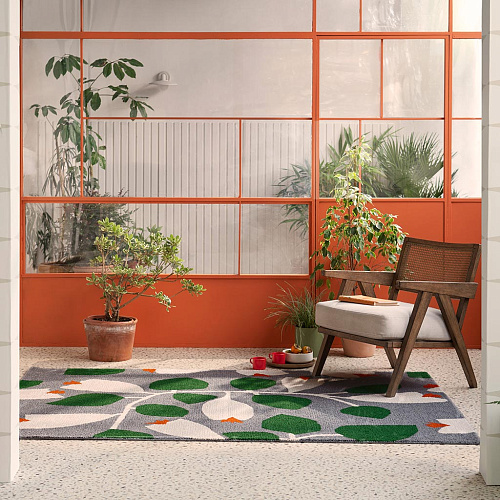 Tapete Exterior Rosehip Azul