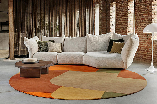 Tapete Redondo Blueprint