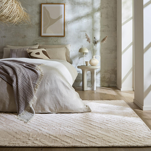 Tapete Fratura Diagonal Creme